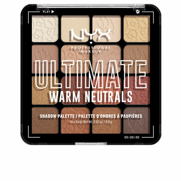 Paleta de Sombras de Olhos NYX Ultimate #Warm neutrals 16 x 0,83 g