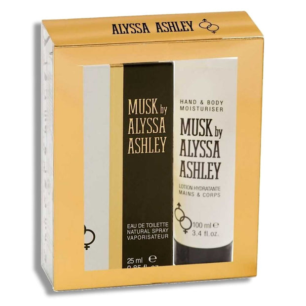 Set de Parfum Femme Alyssa Ashley Musk EDT 2 Pièces