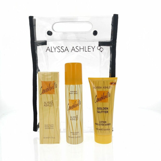 Women's Perfume Set Alyssa Ashley EDT 3 Pieces
