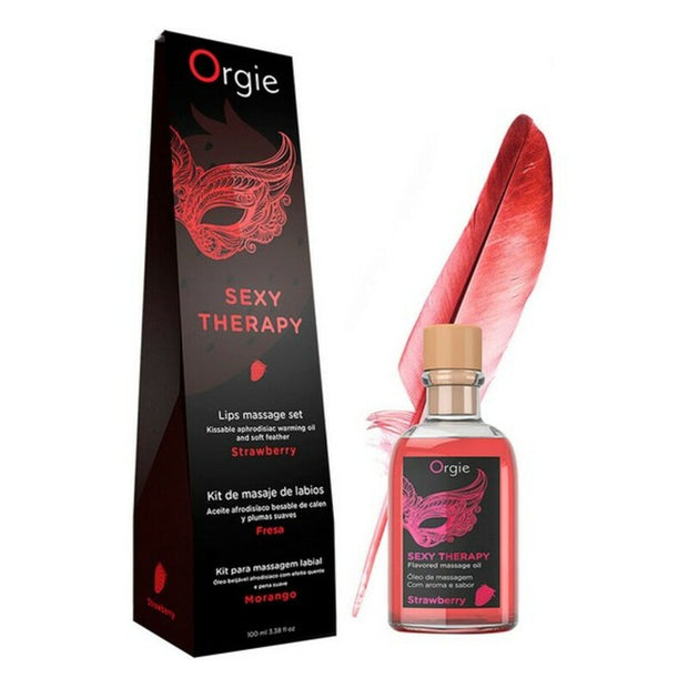 Kit de Massagem Tranquilizante Sexy Theraphy Strawberry Orgie