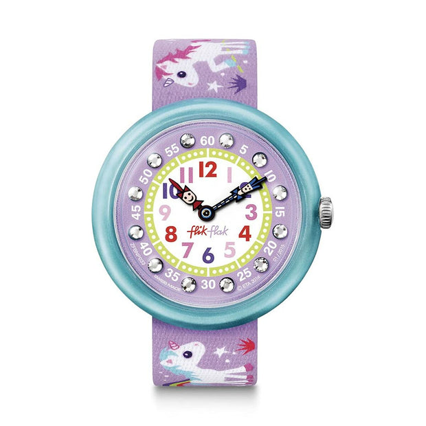 Relógio para bebês Flik Flak MAGICAL UNICORNS