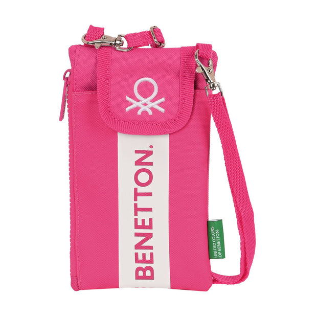 Porte-monnaie Benetton Raspberry Protection pour téléphone portable Fuchsia