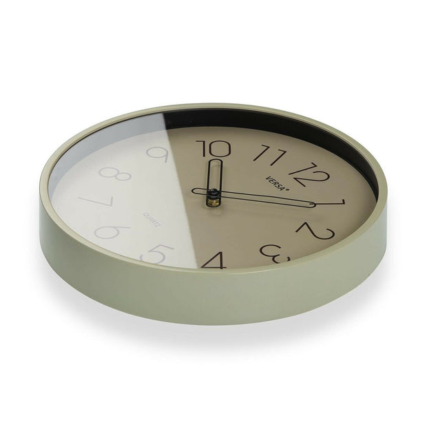 Relógio de Parede Versa Amarelo Plástico Quartzo 4 x 30 x 30 cm