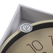 Relógio de Parede Versa Amarelo Plástico Quartzo 4 x 30 x 30 cm