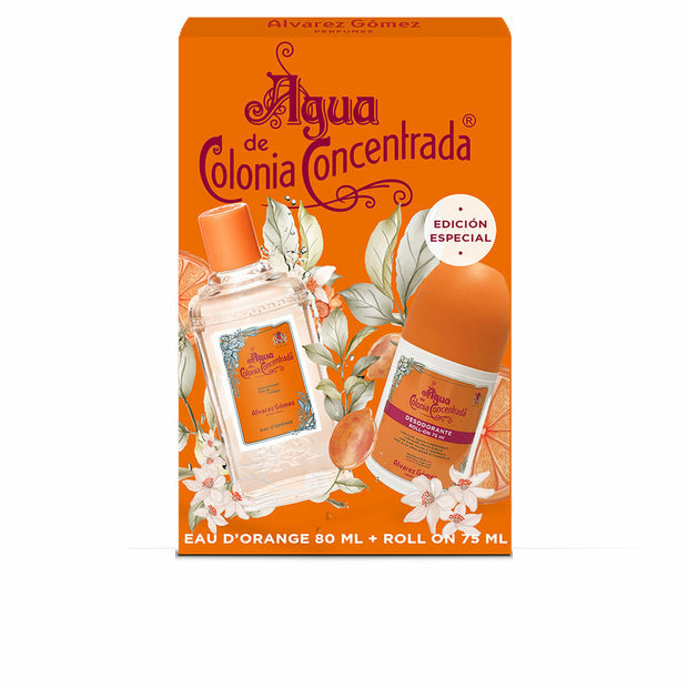 Conjunto de Perfume Unissexo Alvarez Gomez Agua de Colonia Concentrada Eau d'Orange 2 Peças