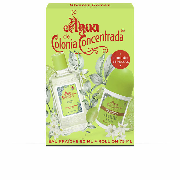 Conjunto de Perfume Unissexo Alvarez Gomez Agua de Colonia Concentrada Eau Fraîche 2 Peças
