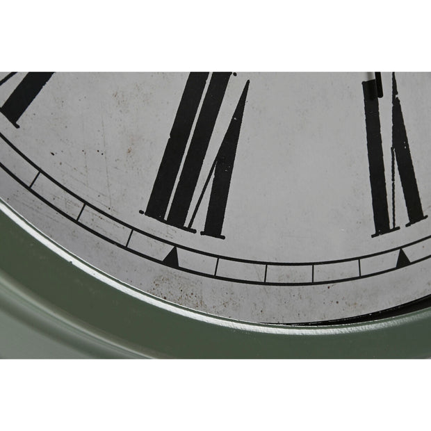 Horloge Murale Home ESPRIT Noir Vert Métal Verre 70 x 9 x 70 cm (2 Unités)