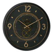 Relógio de Parede Verde Dourado Ferro 55 x 8,5 x 55 cm