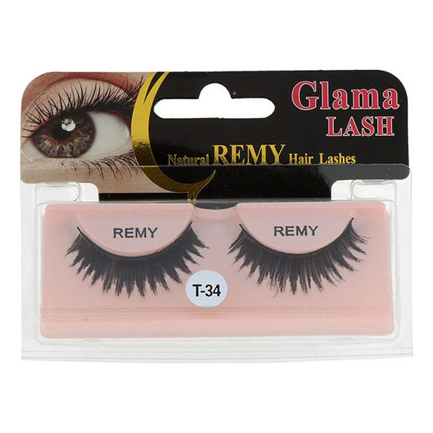 False Eyelashes Lb Glama Lash Natural Remy Glama Lash T34